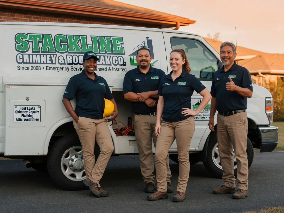 Chimney flashing repair company in Brooklin, ME